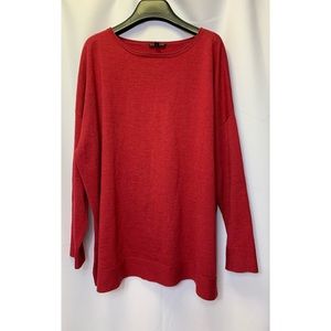Eileen Fisher Red Sweater